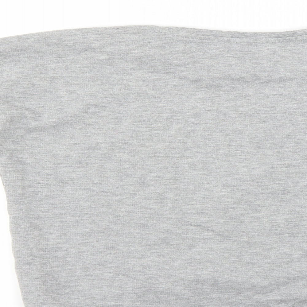 M&Co Girls Grey Pullover Sweatshirt Size 9-10 Years - new York