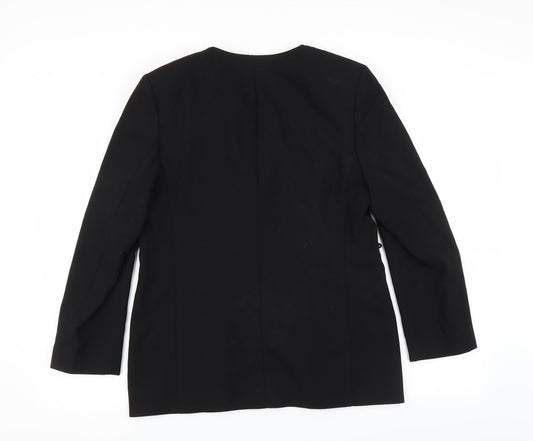 Marks and Spencer Womens Black Jacket Suit Jacket Size 12