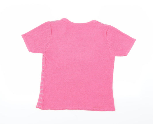 Sarah Hamilton Womens Pink Pullover Jumper Size S
