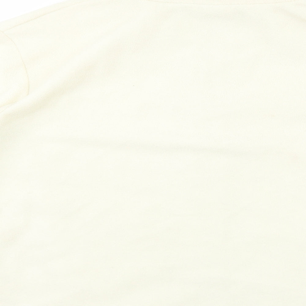 Marks and Spencer Womens Ivory Full Zip Jumper Size 16