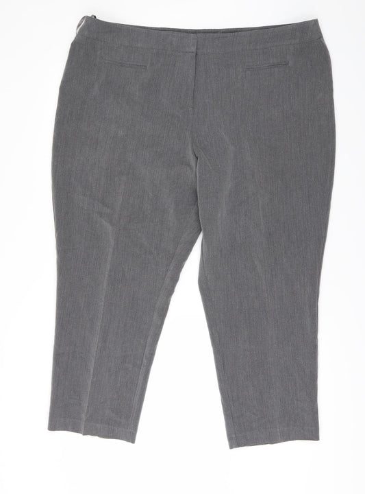 Classic Womens Grey Sweatpants Trousers Size 20 L24 in