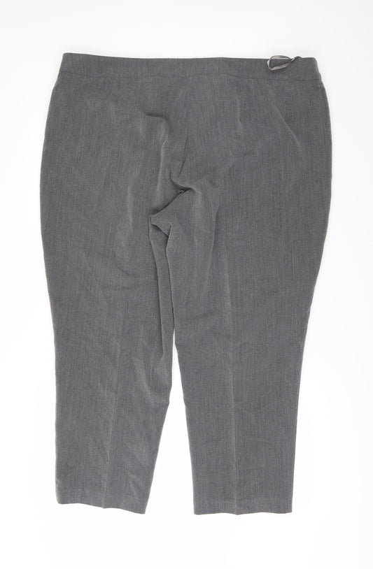 Classic Womens Grey Sweatpants Trousers Size 20 L24 in