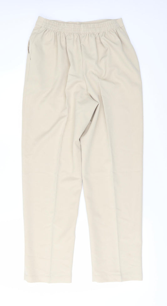 Preworn Womens Beige Trousers Size 12 L28 in