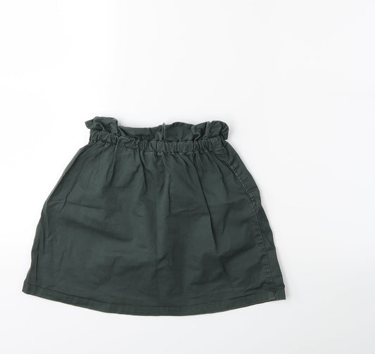 Uniqlo Girls Grey Mini Skirt Size 7 Years