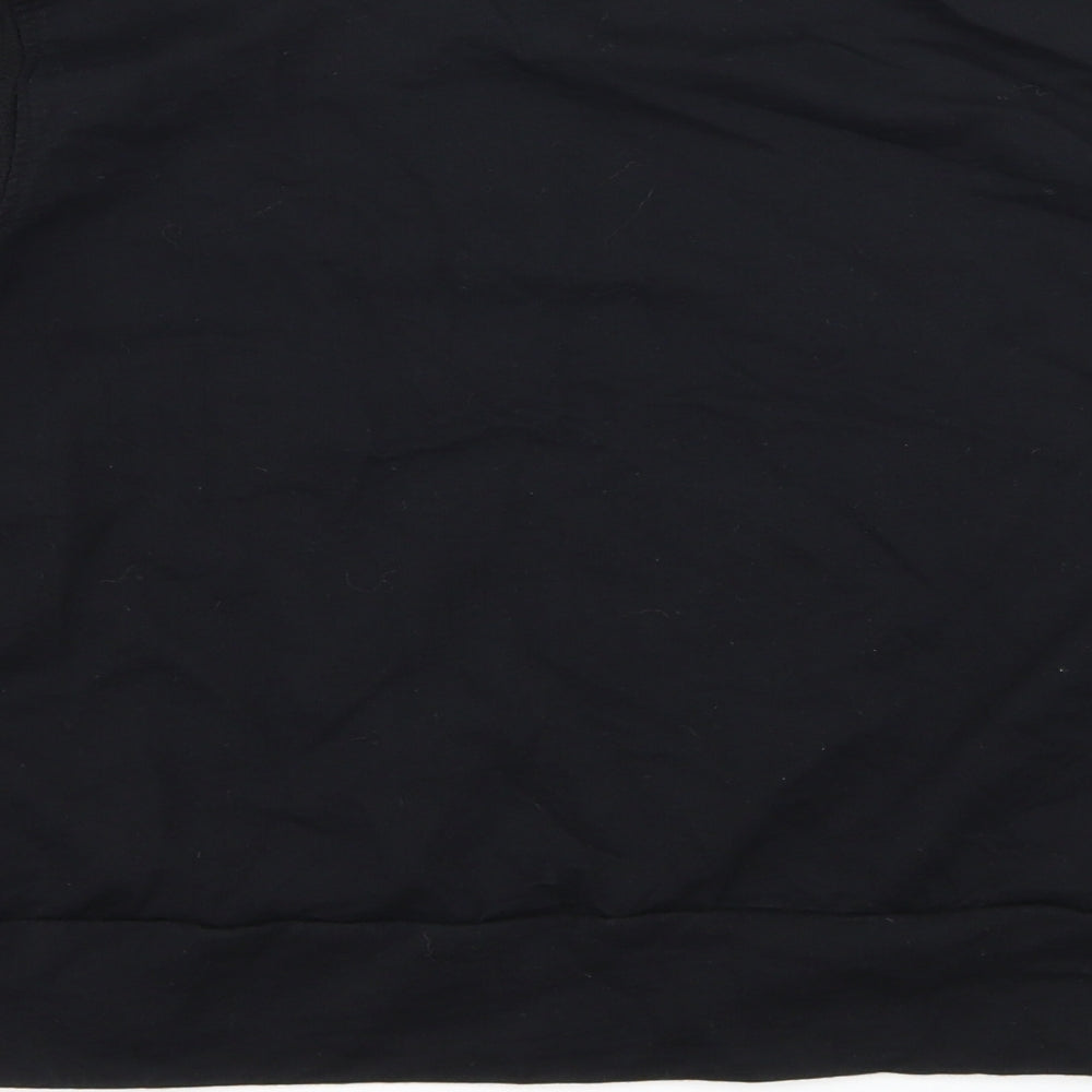 PEP & CO Girls Black Geometric Jersey Basic T-Shirt Size 11-12 Years - Limited Edition