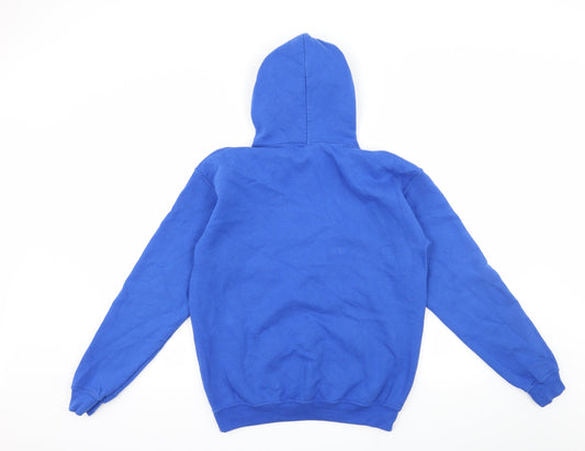 Gildan Boys Blue Jersey Pullover Hoodie Size XL - JPAULERS