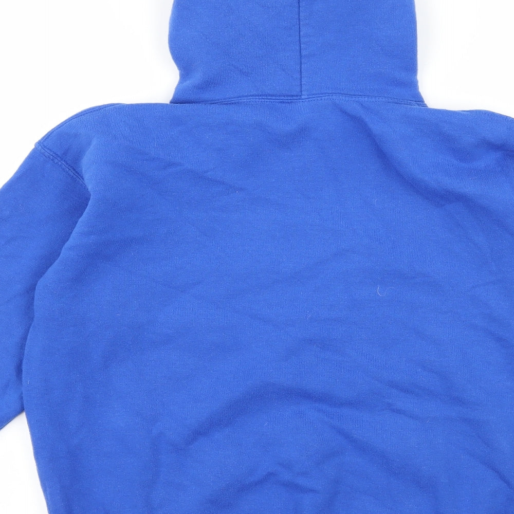 Gildan Boys Blue Jersey Pullover Hoodie Size XL - JPAULERS