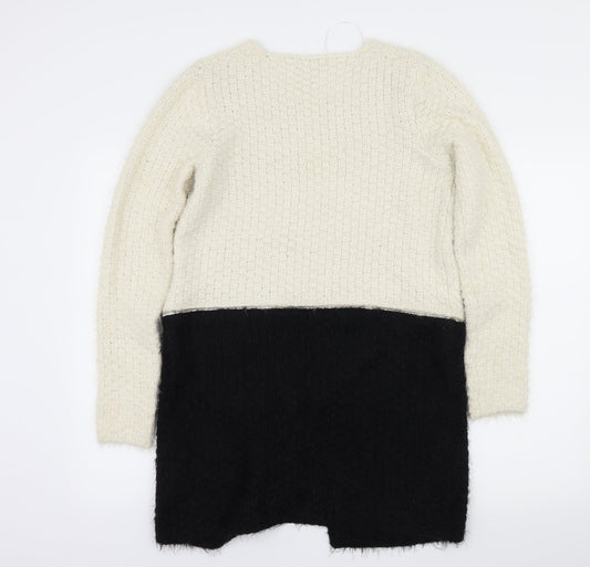 Quiz Womens Ivory Knit Cardigan Jumper Size S