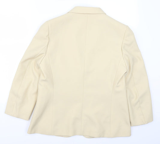St Michael Womens Beige Jacket Suit Jacket Size 16