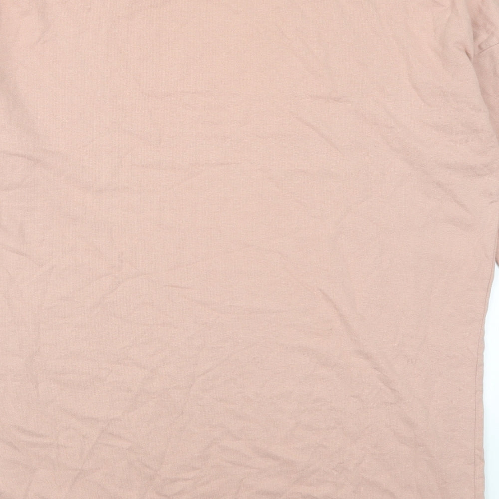 Brand and care label for NLY Trend women’s pink t-shirt dress, size S, - sweater dress