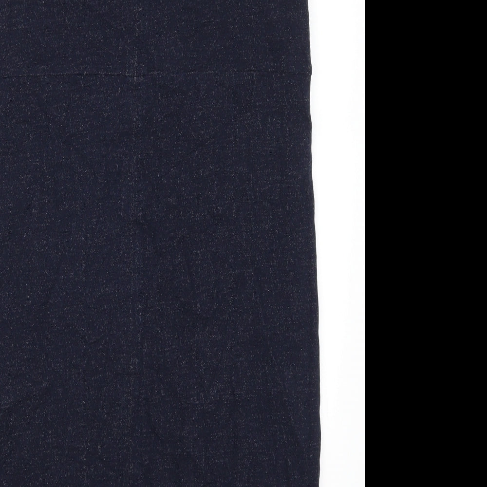 Brand and care label for Neext women’s blue tank dress, size UK 12