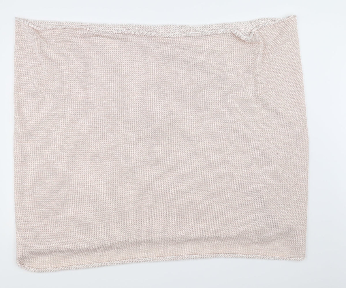 Additional front view of Prewon Pink Shawl/Wrap