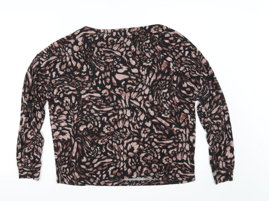 Dorothy Perkins Womens Multicoloured Animal Print Pullover Jumper Size 10