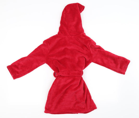 Preworn Boys Red Gown Size 6-7 Years