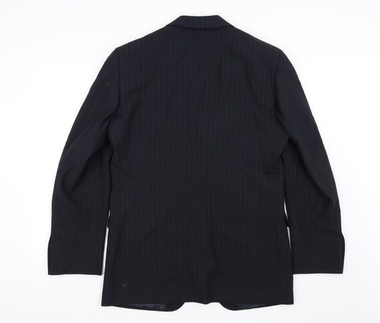 Taylor & Wright Mens Black Jacket Blazer Size 38