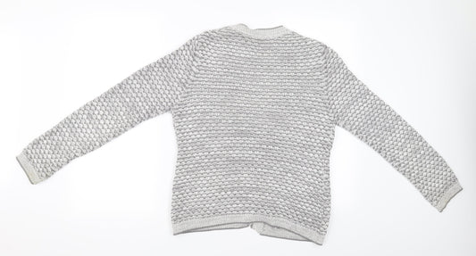 BHS Womens Grey Cardigan Jumper Size 10