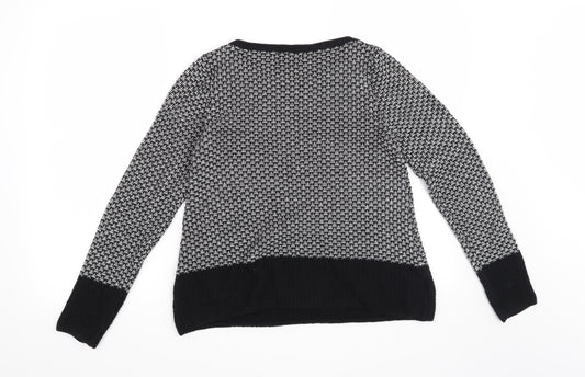 NEXT Womens Black Pullover Jumper Size 10