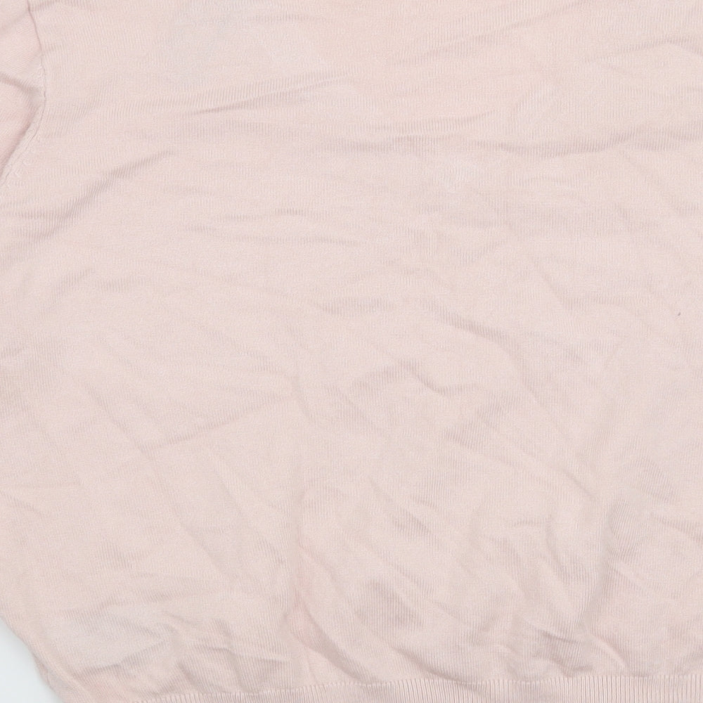 H&M Womens Pink Pullover Jumper Size M