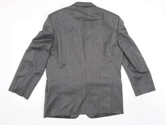 St Michael Mens Grey Jacket Suit Jacket Size M
