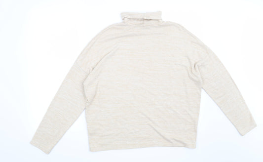 H&M Womens Beige Pullover Jumper Size M