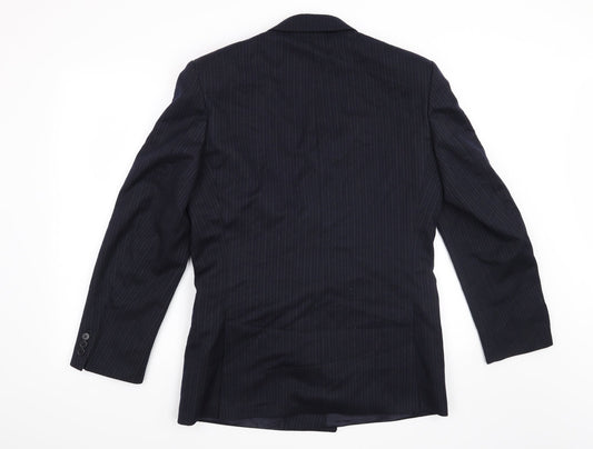 Debenhams Mens Blue Striped Jacket Suit Jacket Size 38