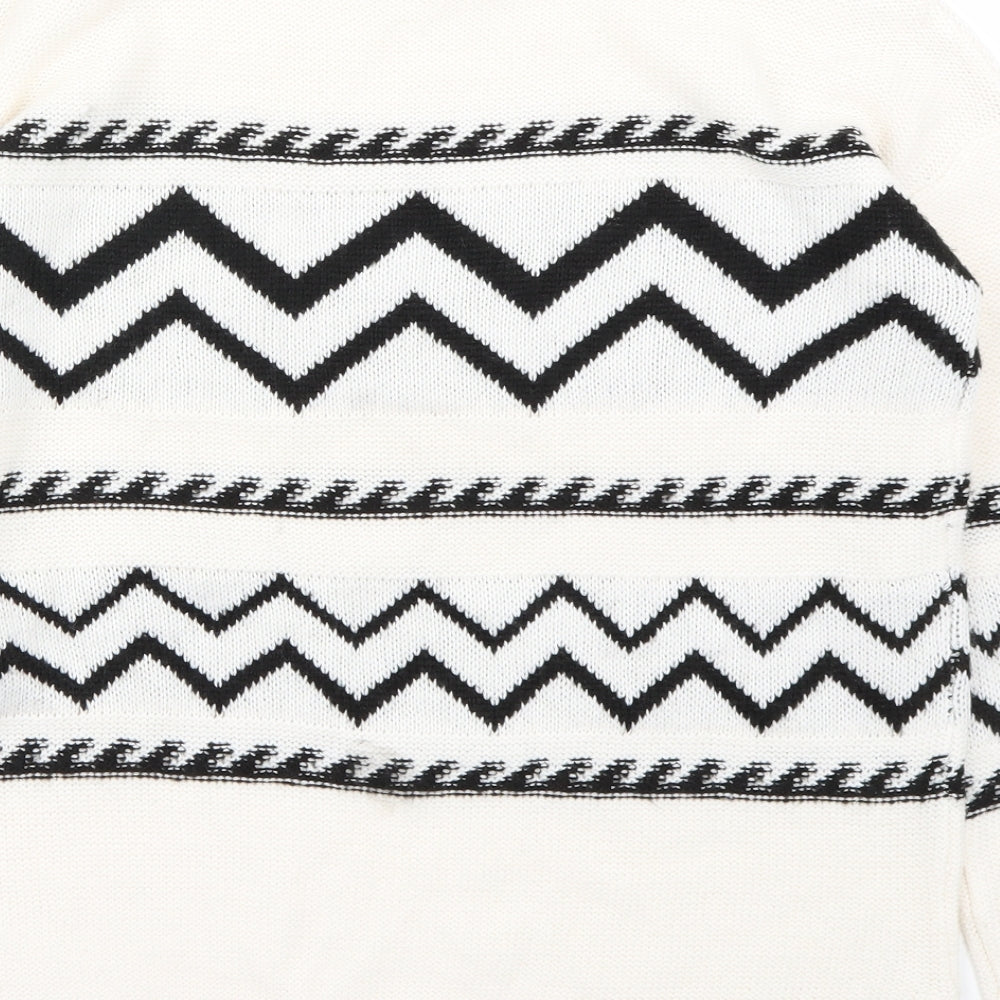 Papaya Womens Ivory Pullover Jumper Size S