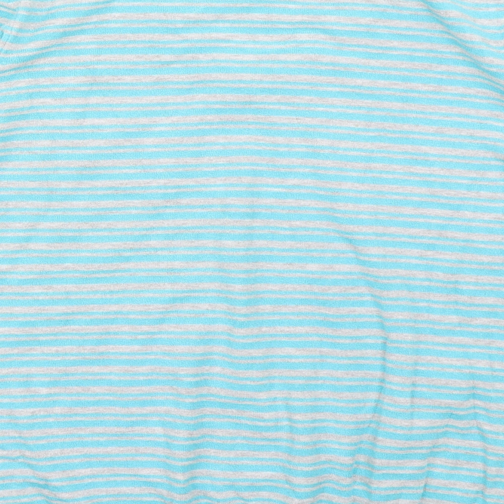 Marks and Spencer Womens Blue Striped Pullover Jumper Size 16