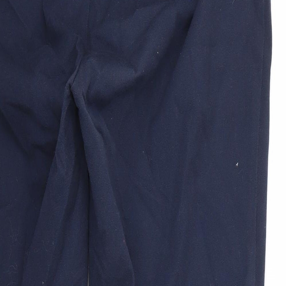 Brand and care label for Gap women’s blue trousers, size UK 46, 27.5-inch leg