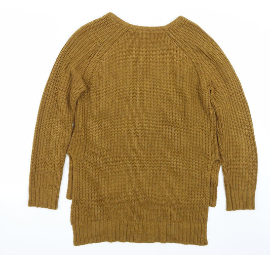 Bershka Womens Brown Pullover Jumper Size M