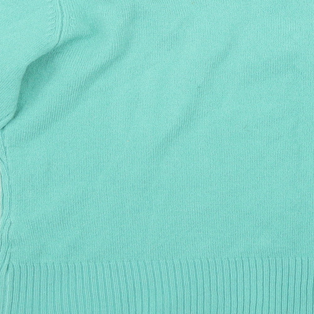 Filati Womens Green Pullover Jumper Size M