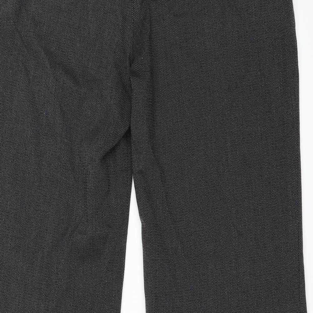Per Una Womens Grey Trousers Size 12 L28 in