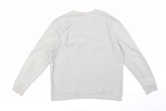 River Island Girls Grey Pullover Sweatshirt Size L