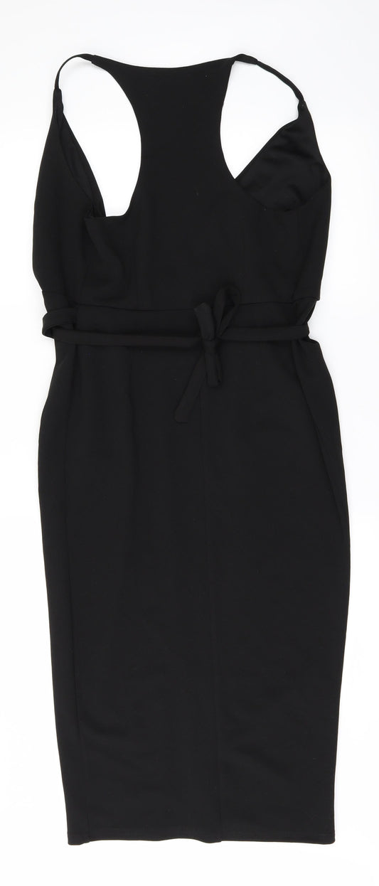 Vera & Lucy Womens Black Pencil Dress Size S