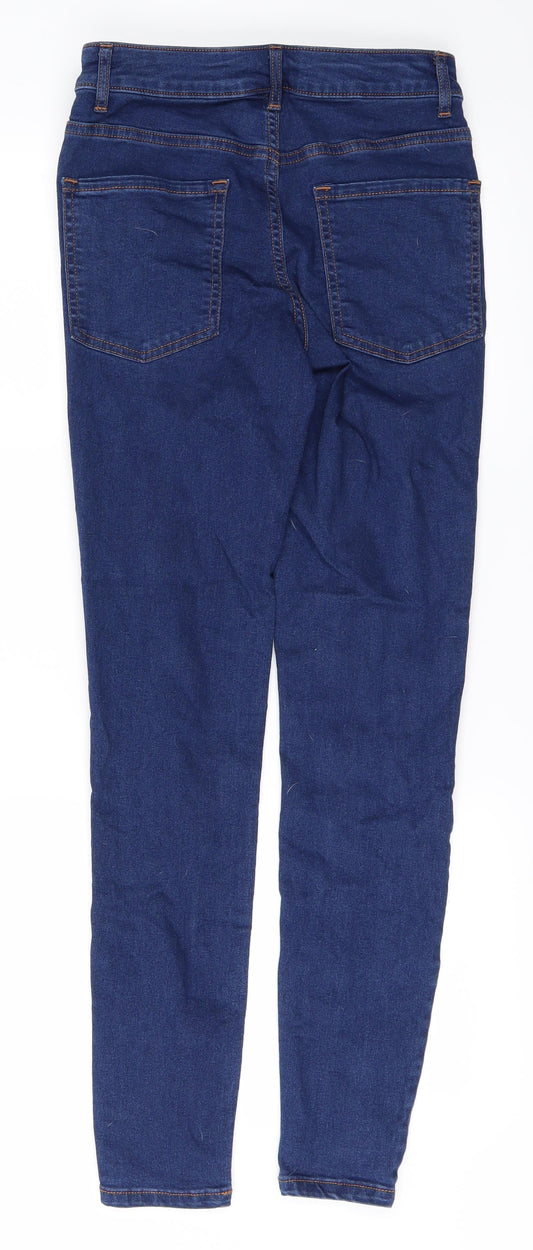 DenimCo Womens Blue Skinny Jeans Size 8 L28 in