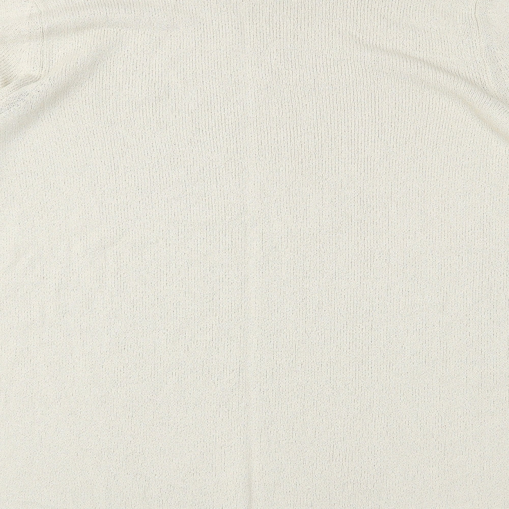 Artigiano Womens Beige Pullover Jumper Size 12