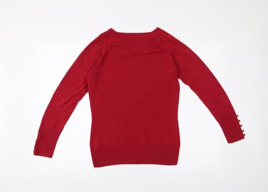 Marks and Spencer Womens Pink Pullover Jumper Size 10
