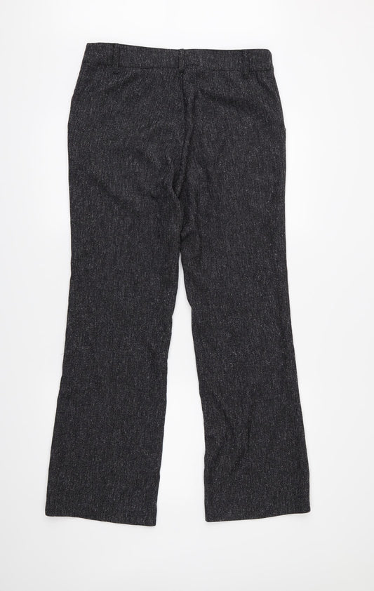 Peacocks Womens Grey Trousers Size 10 L30 in