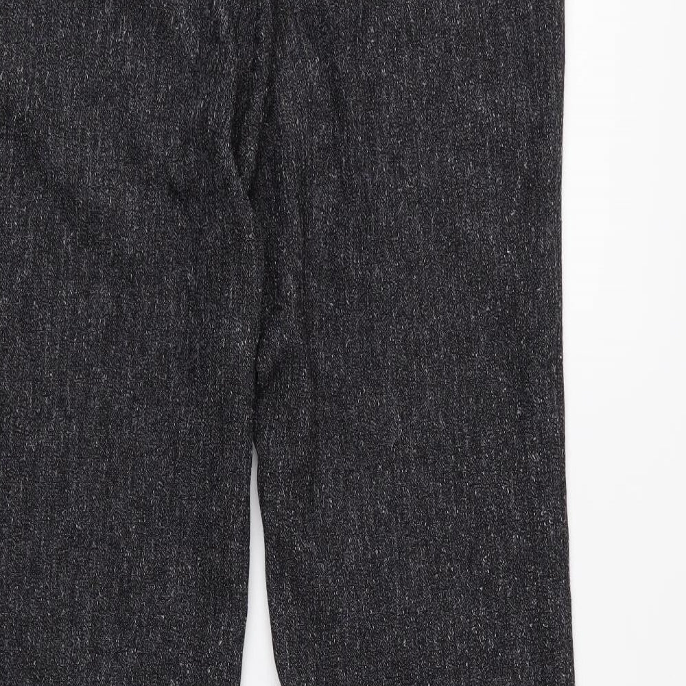 Peacocks Womens Grey Trousers Size 10 L30 in