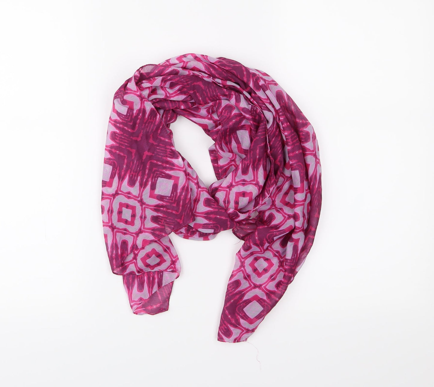 Preworn Womens Pink Scarf
