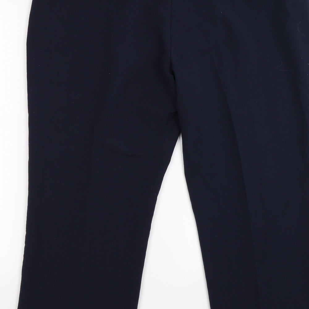 arista Womens Blue Trousers Size 16 L26 in