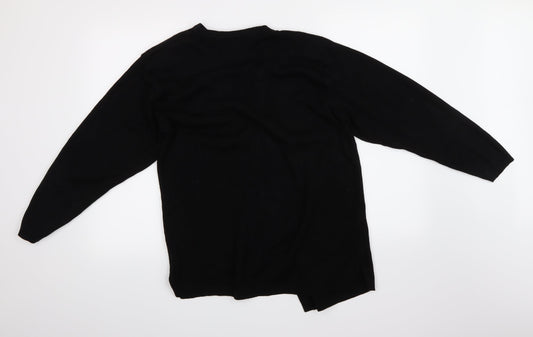 lexy Womens Black Cardigan Jumper Size 10