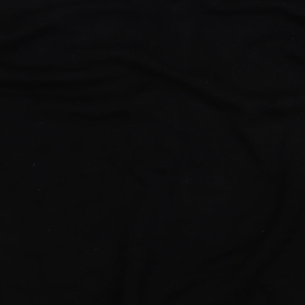 Brand and care label for lexy women’s black cardigan jumper, size UK 10