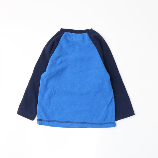 Studio Boys Blue Fleece Pullover Sweatshirt Size 2-3 Years