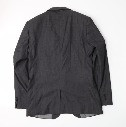 NEXT Mens Grey Jacket Suit Jacket Size 40