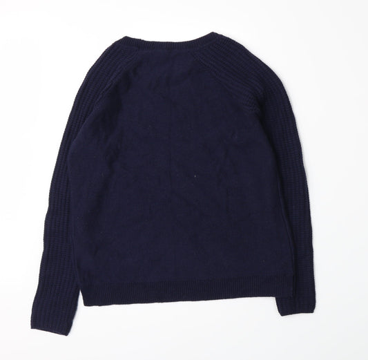 Gap Mens Blue Knit Pullover Jumper Size S