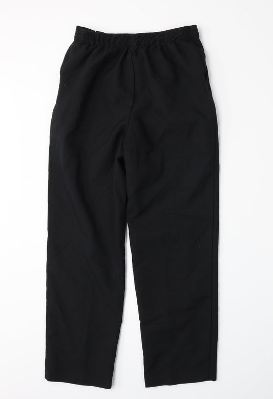 Marks and Spencer Womens Black Trousers Size 10 L26 in
