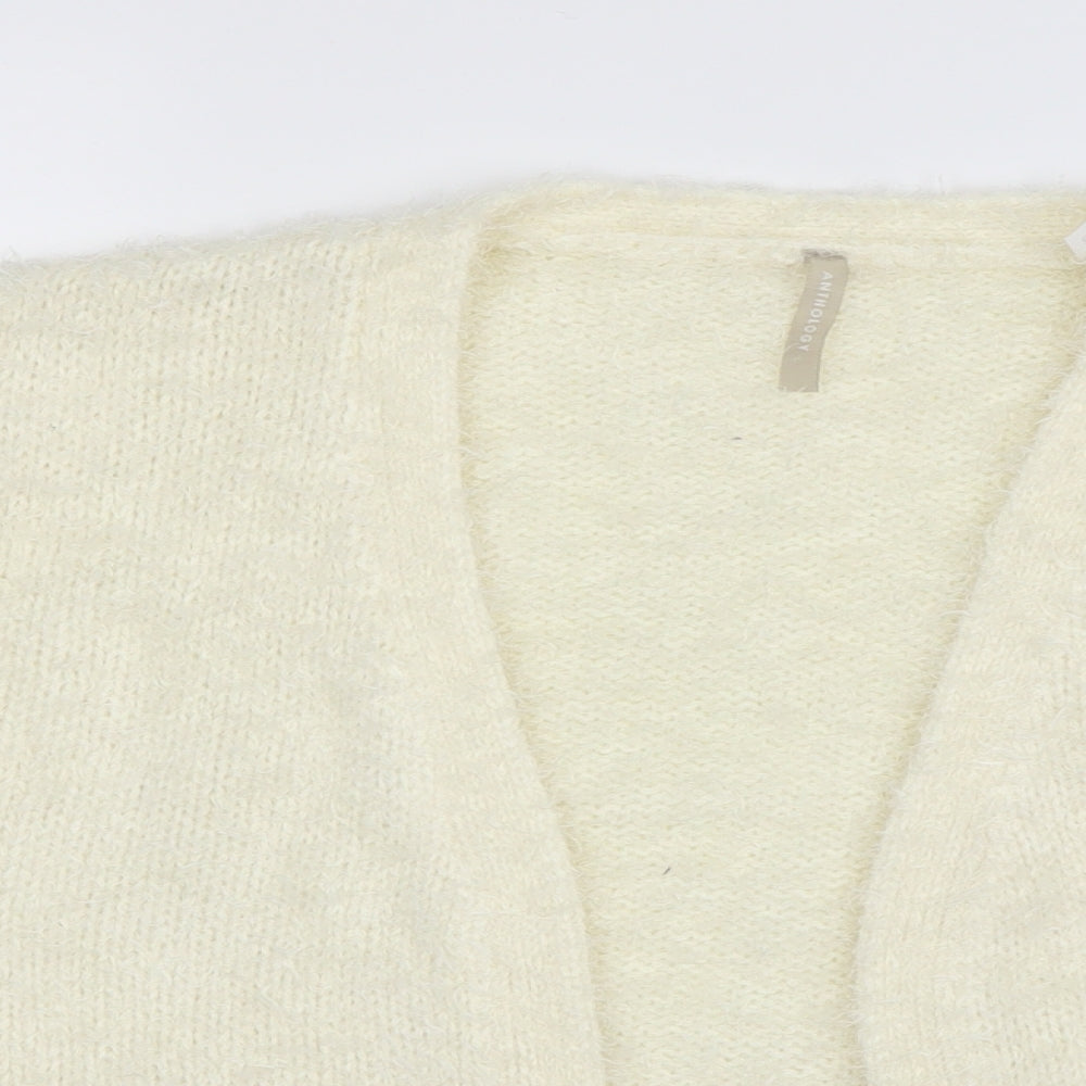 Anthology Womens Beige Cardigan Jumper Size 20