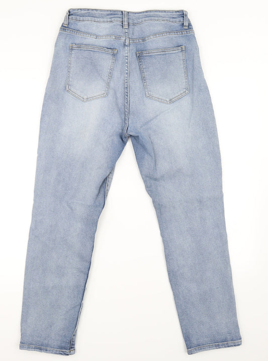 high 90s Womens Blue Skinny Jeans Size 8 L25 in