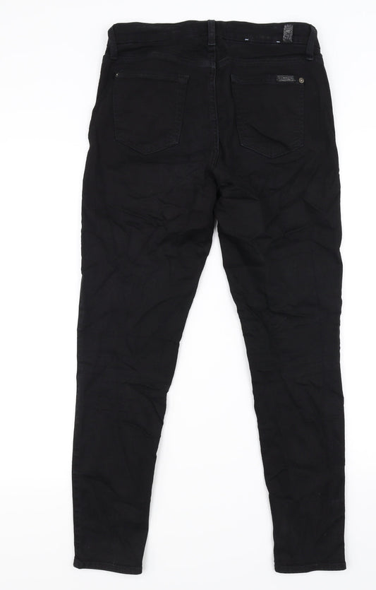 Preworn Womens Black Skinny Jeans Size 10 L27 in