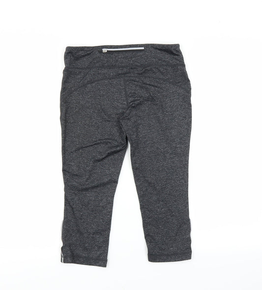 Preworn Womens Grey Pedal Pusher Leggings Size M L14 in